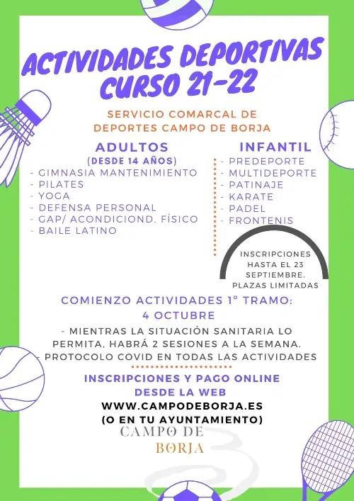 Imagen de «Actividades deportivas curso 2021-2022»