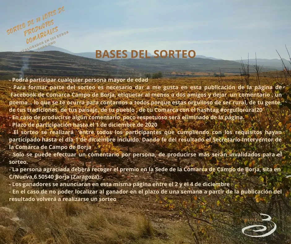 Imagen de «Sorteo con motivo del día universal del orgullo rural»