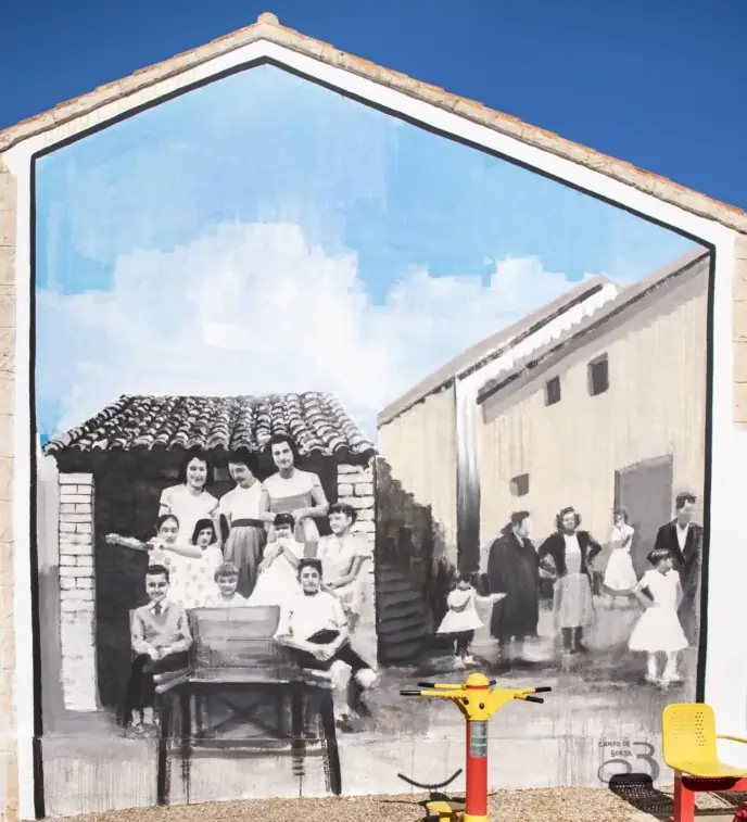 Imagen de «Mural de Alberite de San Juan, «Antiguo molino»»