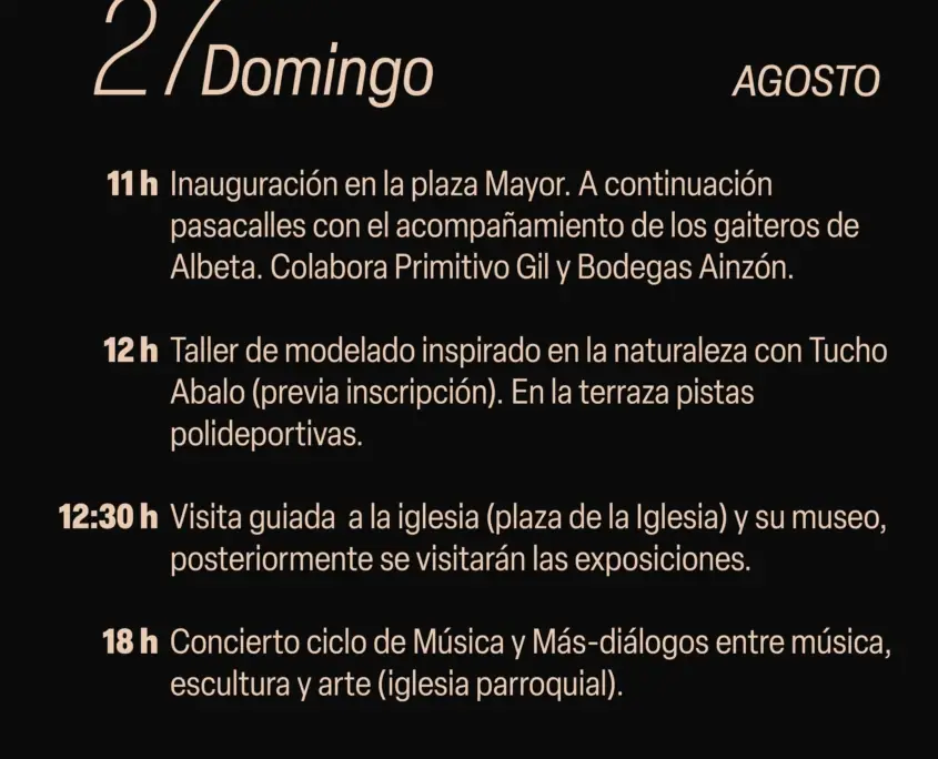 Imagen de «II Edición del Simposio Internacional de Escultura en Ainzón»