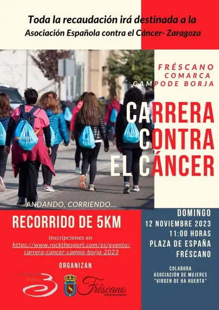 Imagen de «Carrera contra el cáncer en Fréscano 2023»