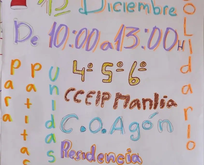 Imagen de «El Centro Ocupacional Comarcal de Agón colabora con el Mercadillo Navideño de Mallén»