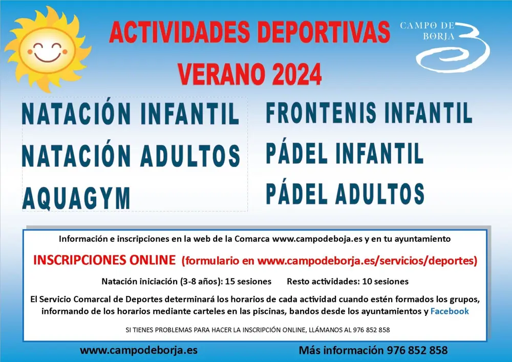Imagen de «ACTIVIDADES DEPORTIVAS VERANO 2024»