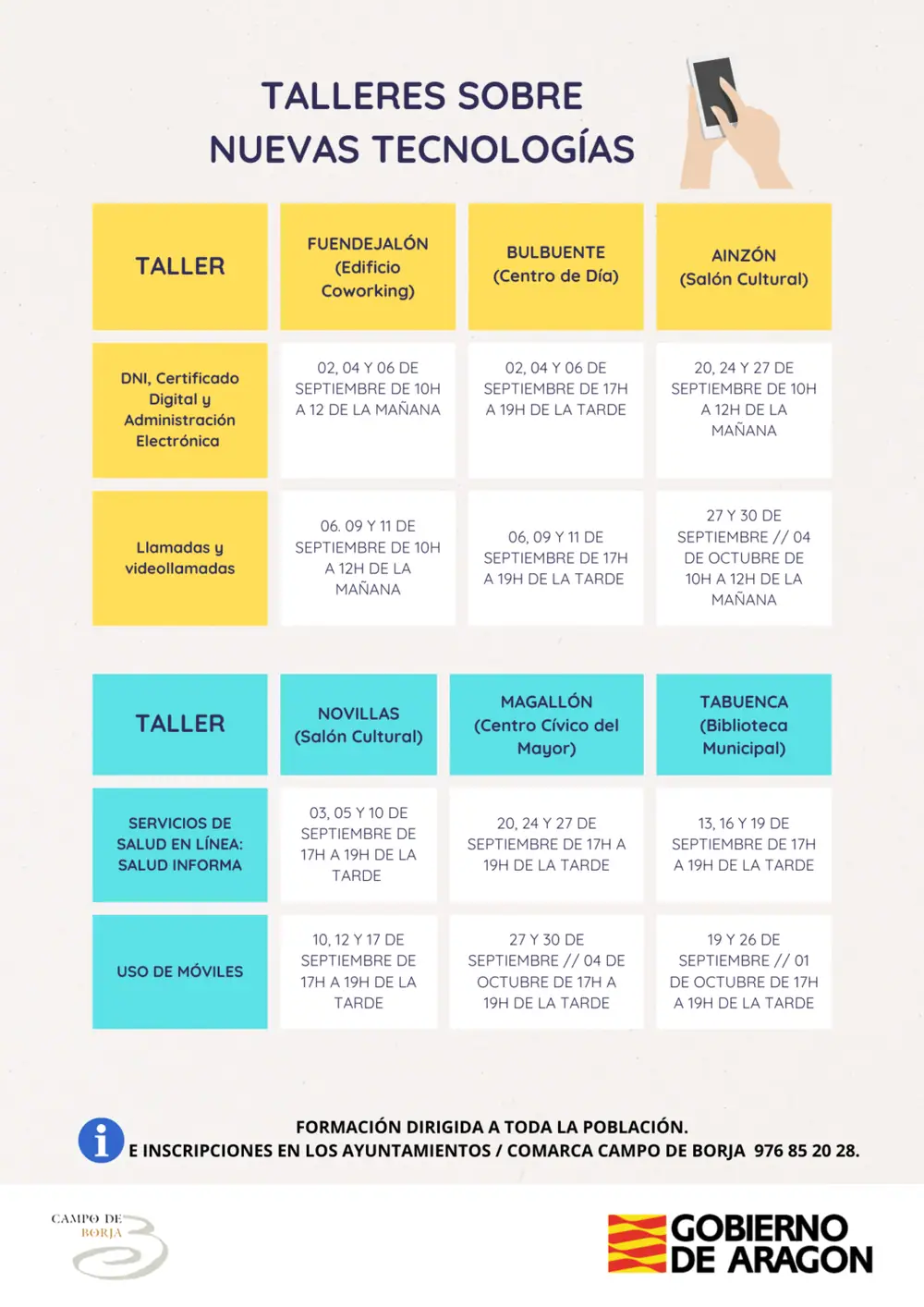 Imagen de «TALLERES SOBRE NUEVAS TECNOLOGÍAS»