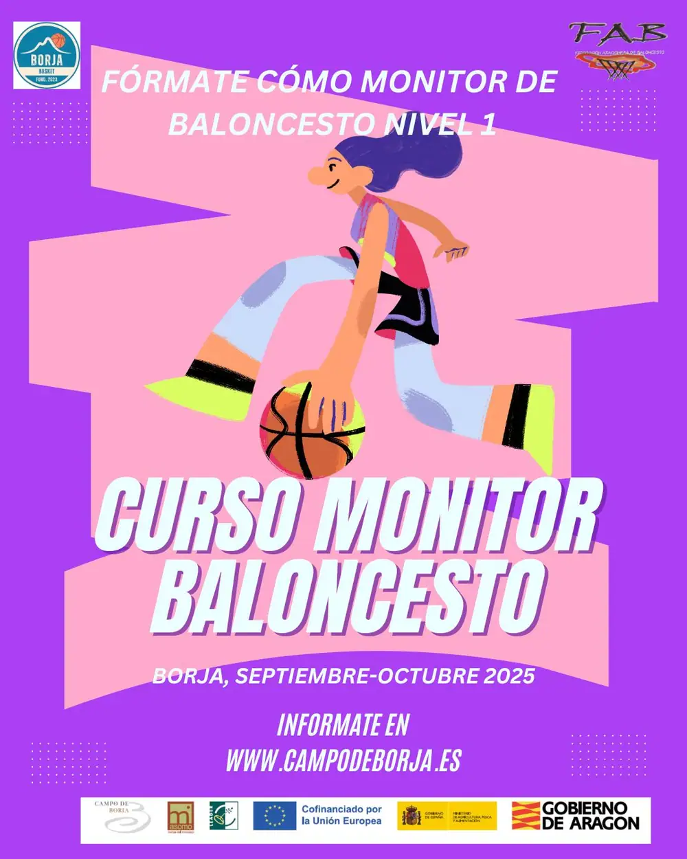 Imagen de «Curso de Monitor de Baloncesto Nivel 1. Borja»
